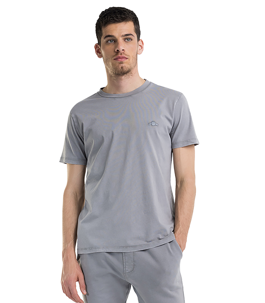 ガーメントダイ オーガニックコットンジャージーTシャツ 詳細画像 グレー 1